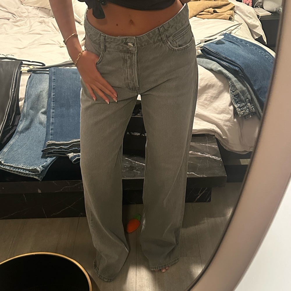 Gray Zara Denim Jeans